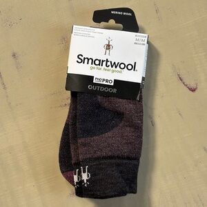 Smartwool Women's Athletic Socks - Black and Purple